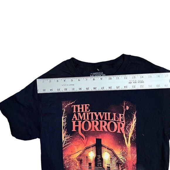 Amityville Horror T-Shirt Men’s S Japanese Movie Poster Cult Classic Halloween - Picture 5 of 7